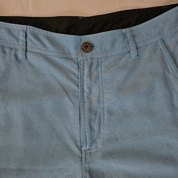 Lululemon Athletica Men's Light Blue Chino Casual Kahuna Shorts Size 34 - Picture 7 of 15
